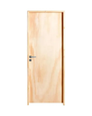 Ver imagem 1 de Porta de Abrir Amecla 2,10x0,82 Batente 09 Pinus Fechadura Simples Lado Esquerdo