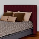Ver imagem 2 de Kit Cabeceira e Calçadeira Baú Emma Suede Casal 140 Cm