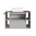 Ver imagem 3 de Gabinete para Banheiro com Cuba 01 Porta 80cm Mel Arenas Proddy Mel