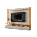 Ver imagem 1 de Painel TV até 65'' Ripado 183cm com Bancada Suspensa Infinity D04 - D'Rossi