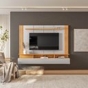 Ver imagem 2 de Painel TV até 65'' Ripado 183cm com Bancada Suspensa Infinity D04 - D'Rossi