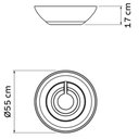 Ver imagem 3 de Kit 2 Vasos Indi para Folhagem Flores 17cm Polietileno Tramontina Jardim Varanda