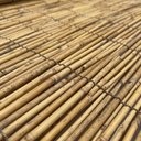 Ver imagem 4 de Forração p/ Varanda Gourmet de Bambu Natural 5m x 1m Forro e Revestimento Rústico Marrom Sacada