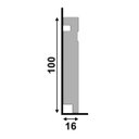 Ver imagem 2 de Rodapé 10cm Poliestireno Fendi 457 Santa Luzia - 2,4 Metros