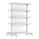 Ver imagem 1 de Gondola Centro 170 Fit Inicial Branco 10 Bandeja Sp Etiqueta