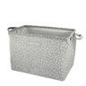 Cesto Organizador de Tecido Retangular Linha Loft Cinza - 1