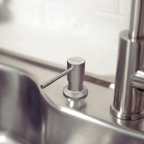 Dosador de Sabão em Aço Inox com Recipiente Plástico 500ml - Tramontina 94517004