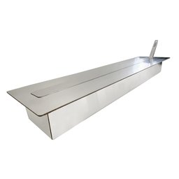 Kit Queimador Lareira Ecológica 65 Cm Inox e Acendedor - 6