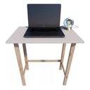 Ver imagem 2 de Mesa Dobrável para Cozinha Suporte Refeição Madeira Natural Technox Marron