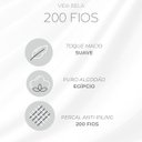 Ver imagem 3 de Jogo de Cama 200 Fios Vida Bela Kacyumara Verde Benit Queen 240x240cm