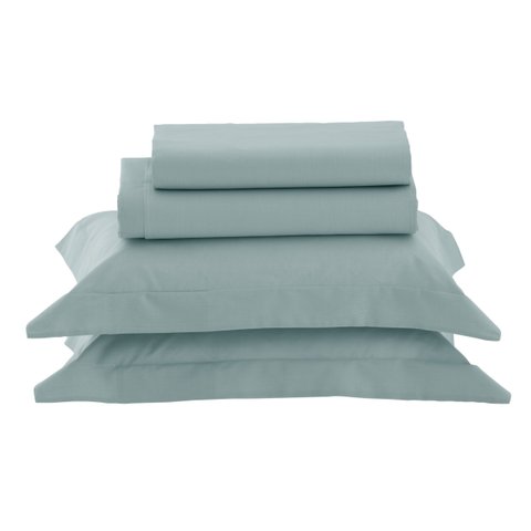 Jogo de Cama 200 Fios Vida Bela Kacyumara Verde Benit Queen 240x240cm