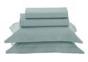 Ver imagem 1 de Jogo de Cama 200 Fios Vida Bela Kacyumara Verde Benit Queen 240x240cm