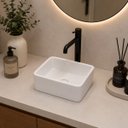 Ver mais imagens de Cuba de Pia para Lavabo Retangular 30cm Plástico Reforçado