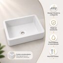 Ver imagem 7 de Cuba de Pia para Lavabo Retangular 30cm Plástico Reforçado