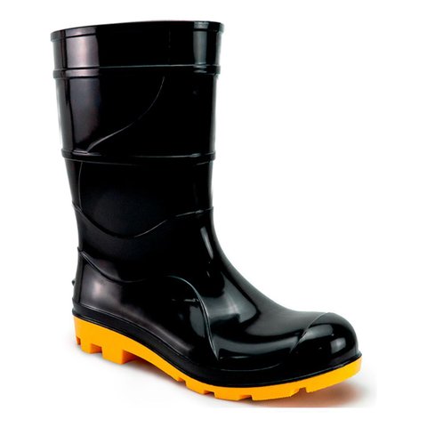 Bota Pvc Borracha Cano Médio Galocha Impermeável Epi Crival