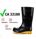 Ver imagem 4 de Bota Pvc Borracha Cano Médio Galocha Impermeável Epi Crival