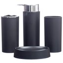 Ver imagem 4 de Kit Banheiro Conjunto Completo Saboneteira Lixeira 6 Peças / KBLX-120 PGB