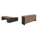 Ver imagem 2 de Moveis para Imobiliárias Contendo Ampla Mesa em L Mais Balcão com Chave Artany