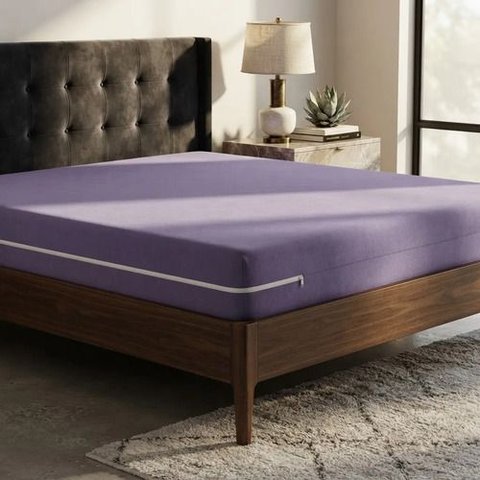 Capa Colchão Capri Lavanda Queen 1,60x2x30 c/ Ziper