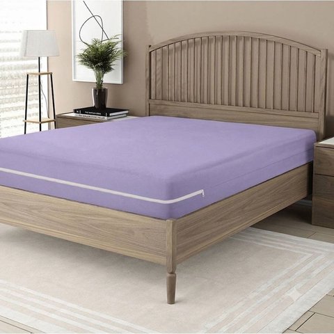 Capa Colchão Capri Lavanda Queen 1,60x2x30 c/ Ziper