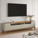 Ver imagem 1 de Rack Flip 1.6 para Sala de Estar - 3 Cores:off White/cinamomo