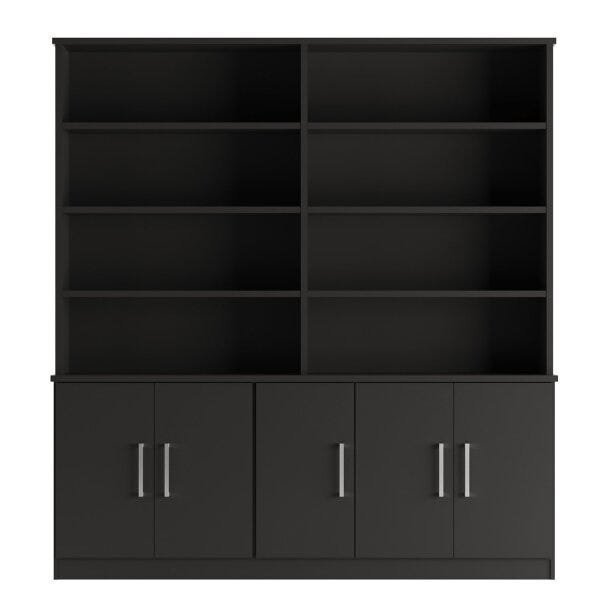 Estante de Livros 5 Portas 8 Prateleiras 210cmx191cm - 2