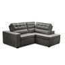 Sofá de Canto Retrátil e Reclinável com Molas LD 2,50x2,00m Viviane Suede Cinza Madelina Decor - 6