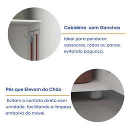 Armário Multiuso 2 Portas  - 10