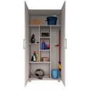Ver imagem 4 de Armário Multiuso 2 Portas 100% MDF Branco