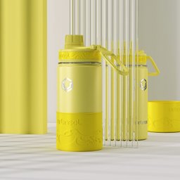 HYDROTANK GARRAFA SQUEEZE TERMICA EM ACO INOX KIDS 414 ML URBNSOL Doheny - 4