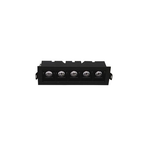 Luminária de Teto Spot Preto Led Taschibra Luz Pontual Arch Embutir 10w 2700k - Preto - Luz Quente 2