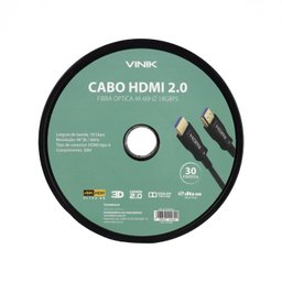 Cabo Hdmi 2.0 Fibra Optica 4k 60hz 18gbps 30 Metros Vinik - Hfo20305 - 3