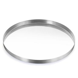 Forma Assadeira de Pizza Aluminio Polido 30cm Nacional - 1