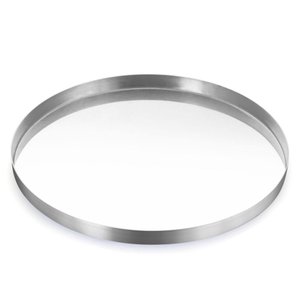 Forma Assadeira de Pizza Aluminio Polido 30cm Nacional