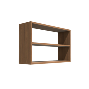 Nicho Decorativo Retangular com Prateleira 60x40x20 Mdf Plancasa:louro Freijó