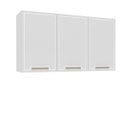Ver imagem 2 de Armário de Cozinha Aéreo Amara 120x66cm com 3 Portas Branco 250023