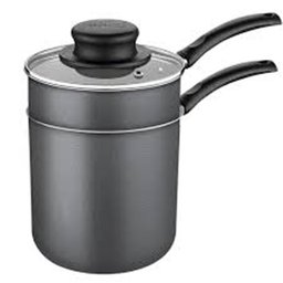 CUSCUZEIRA INDIVIDUAL TRAMONTINA COZI VAPORE FERVEDOR ANTIADERENTE TURIM CINZA 10CM - 1