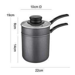 CUSCUZEIRA INDIVIDUAL TRAMONTINA COZI VAPORE FERVEDOR ANTIADERENTE TURIM CINZA 10CM - 2