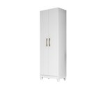 Ver imagem 2 de Armário Multiuso 2 Portas 4 Prateleiras New Iris Branco