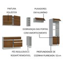 Ver imagem 5 de Armário de Cozinha Completa 290cm Branco/Rustic Cristal Madesa 09