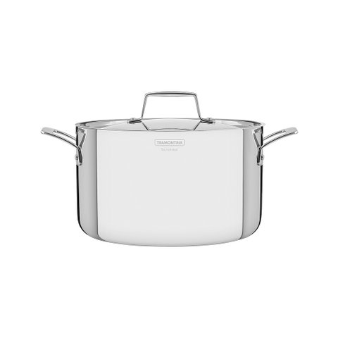 Caçarola Funda Corpo Triplo Tramontina Grano 62144240 Inox Cromado 62144240
