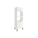 Ver imagem 1 de Paneleiro de Cozinha Modulado Alpha 2511 Torre Quente com 2 Fornos 3 Portas 70cm Branco