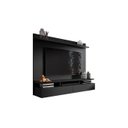 Ver imagem 1 de Home Painel Suspenso Noruega para TV até 55 Polegadas Preto - Móveis Leão