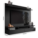 Ver imagem 5 de Home Painel Suspenso Noruega para TV até 55 Polegadas Preto - Móveis Leão