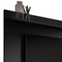 Ver imagem 3 de Home Painel Suspenso Noruega para TV até 55 Polegadas Preto - Móveis Leão