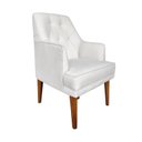 Ver imagem 2 de Kit 4 Cadeiras Paris + 2 Paris Retro Suede Branco Dominic Decor