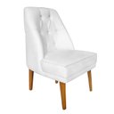Ver imagem 5 de Kit 4 Cadeiras Paris + 2 Paris Retro Suede Branco Dominic Decor