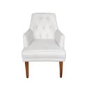Ver imagem 3 de Kit 4 Cadeiras Paris + 2 Paris Retro Suede Branco Dominic Decor