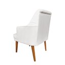Ver imagem 4 de Kit 4 Cadeiras Paris + 2 Paris Retro Suede Branco Dominic Decor