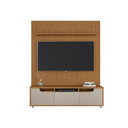 Ver imagem 1 de Rack Jersey com Painel Siena 1.60m Marrom Off White - Casa D